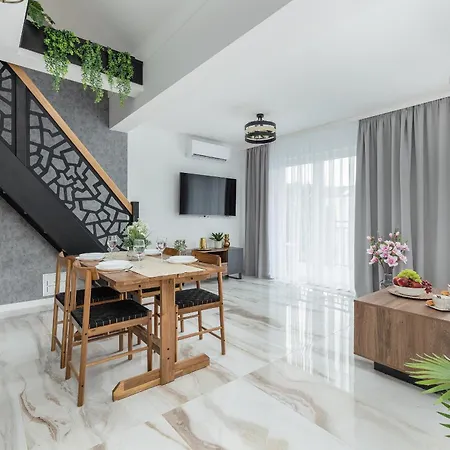 Dwupoziomowy Apartament Klimaty Baltyku Z Parkingiem, Tarasem I Klimatyzacja By Renters Prestige
