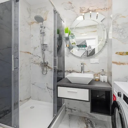 아파트 Dwupoziomowy Apartament Klimaty Baltyku Z Parkingiem, Tarasem I Klimatyzacja By Renters Prestige *
